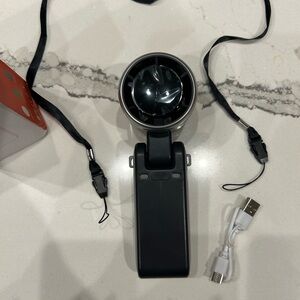 Grey & Silver Portable compact Fan